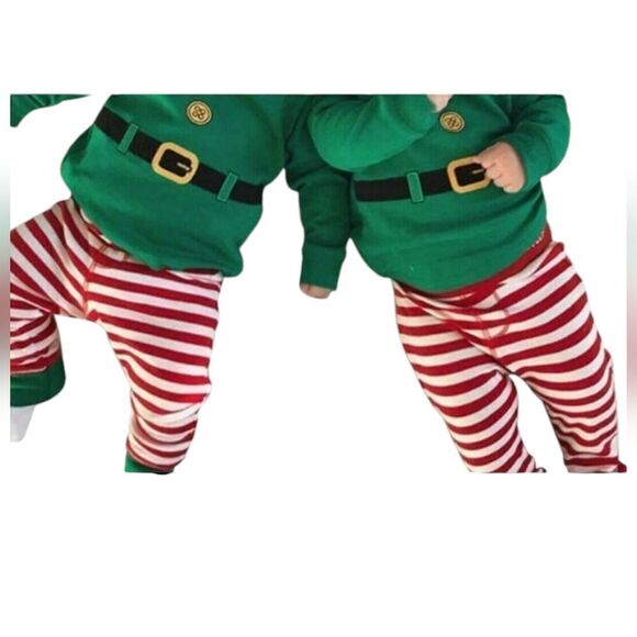 New Christmas elf 2pc pajama set - Picture 1 of 3